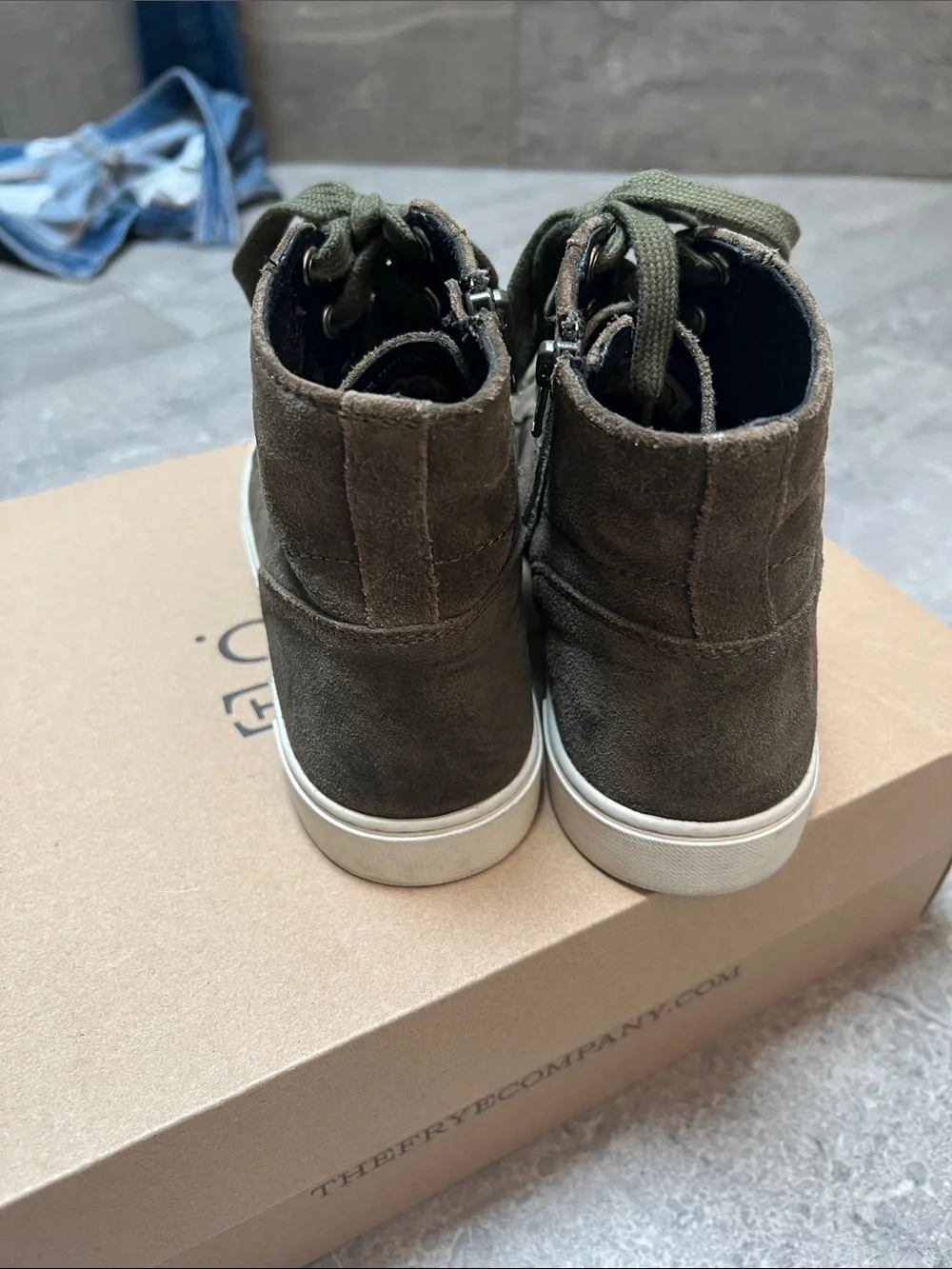 Frye And Co. Sunday Moto High Sneakers